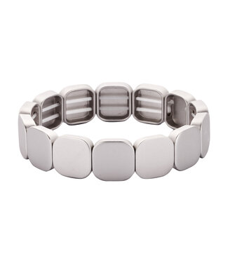 Les Cordes Armband CAB71 Zilver Mat