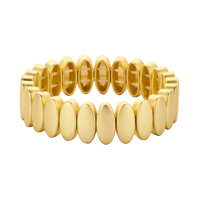 Les Cordes Armband DAB72 Goud Mat