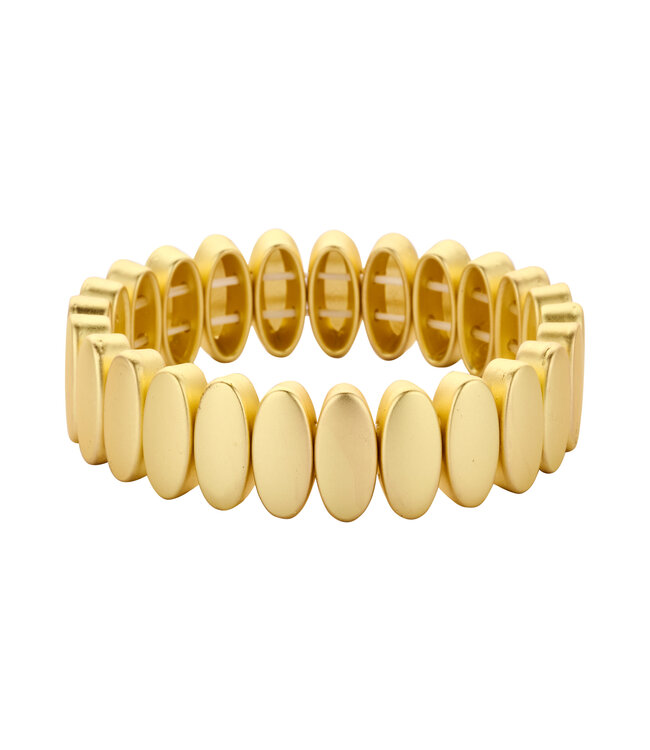 Les Cordes Armband DAB72 Goud Mat