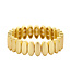 Les Cordes Armband DAB72 Goud Mat
