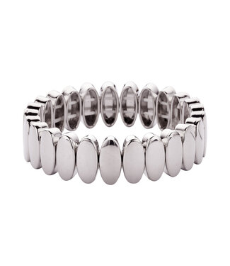 Les Cordes Armband CAB72 Zilver