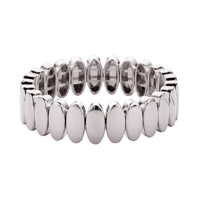 Les Cordes Armband CAB72 Zilver