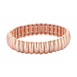 Les Cordes Armband CAB73 Rosegoud Mat