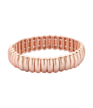 Les Cordes Armband CAB73 Rosegoud Mat