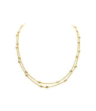 Les Cordes Halsketting Dallas Goud