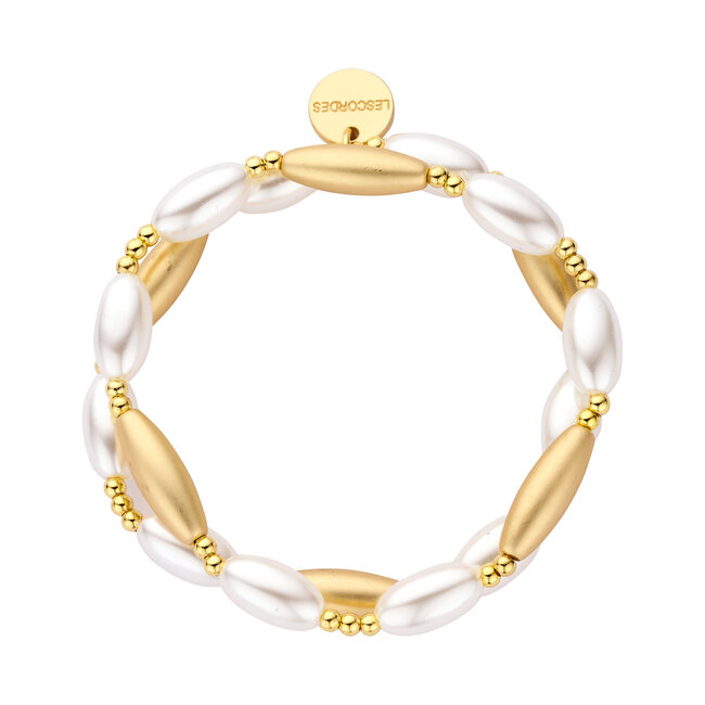 Les Cordes Armband Dario Parelmoer