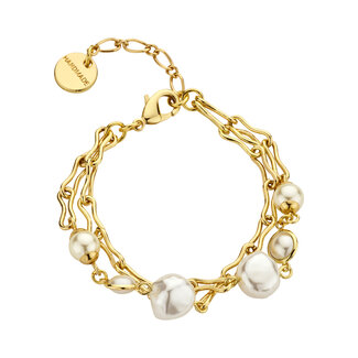 Les Cordes Armband Davaro Goud