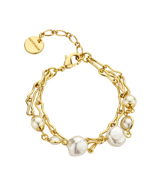 Les Cordes Armband Davaro Goud