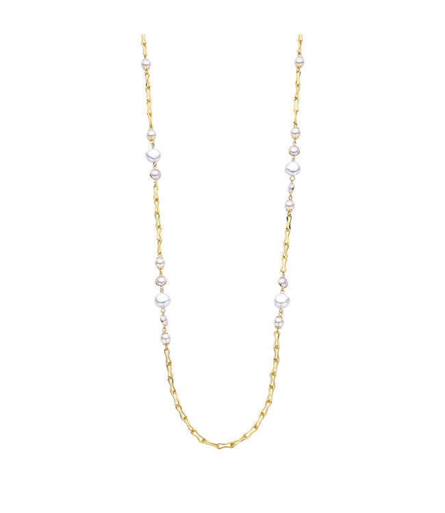 Les Cordes Halsketting Davarolang Goud