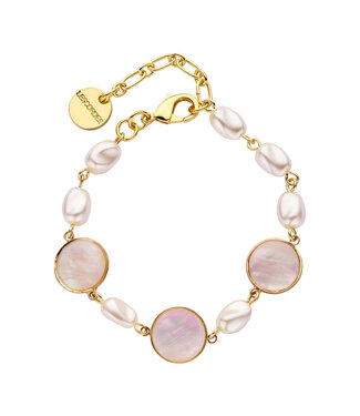 Les Cordes Armband Derry Parelmoer