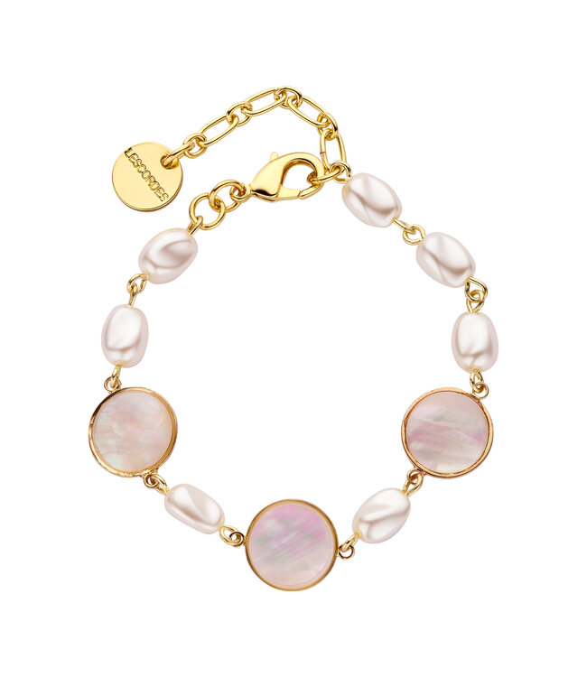 Les Cordes Armband Derry Parelmoer