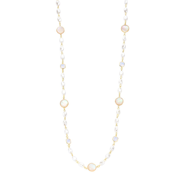 Les Cordes Halsketting Derrylang Parelmoer