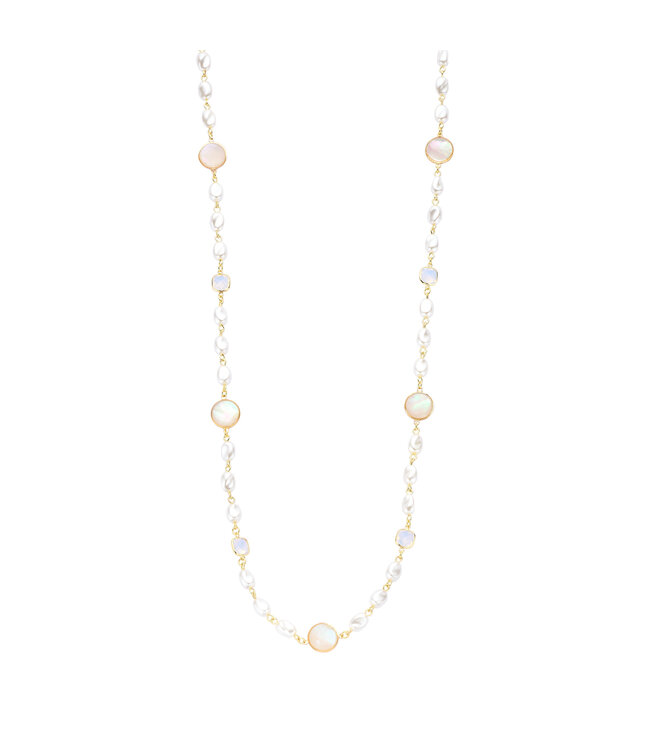 Les Cordes Halsketting Derrylang Parelmoer