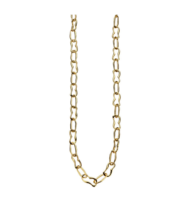 Les Cordes Halsketting Detroitlang Goud