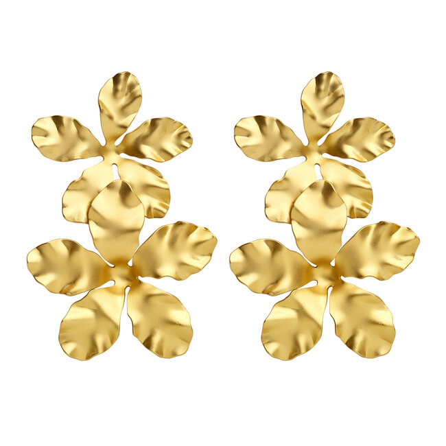 Les Cordes Oorring Doris Goud Mat