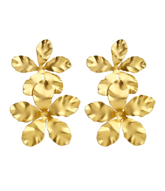 Les Cordes Oorring Doris Goud Mat