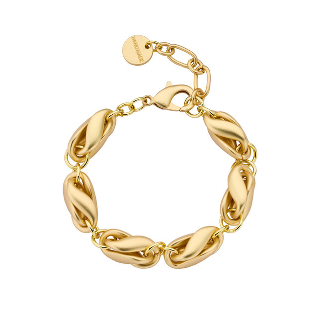 Les Cordes Armband Dublin Goud Mat