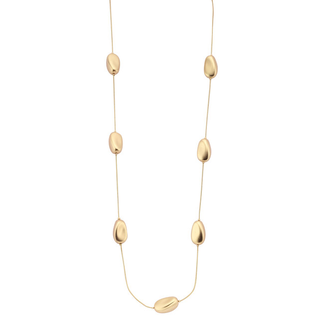 Les Cordes Halsketting Gala Goud Mat