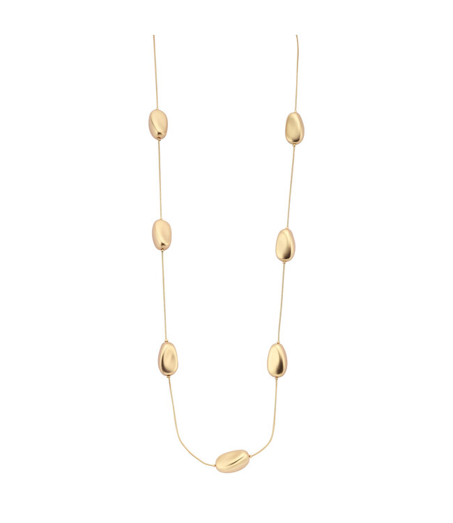 Les Cordes Halsketting Gala Goud Mat