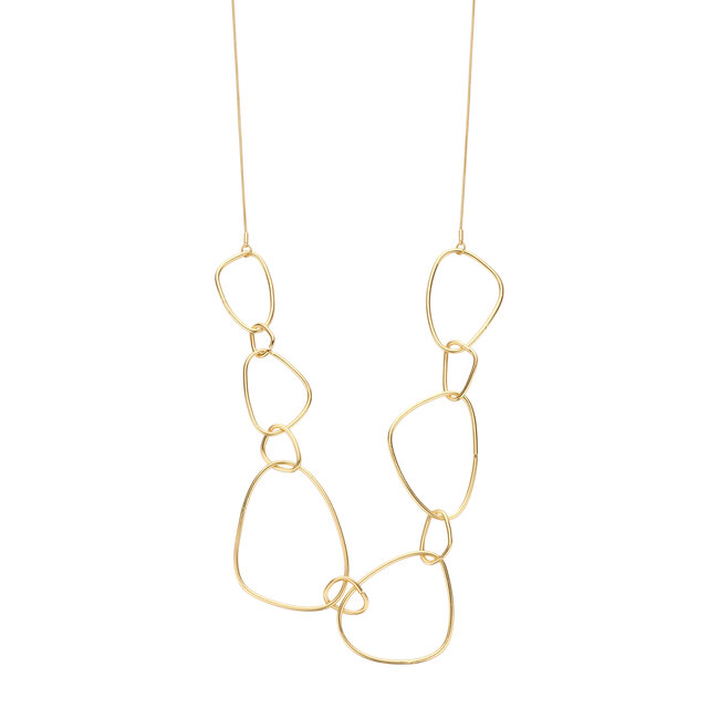 Les Cordes Halsketting Galka Goud Mat