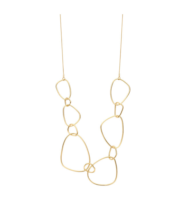 Les Cordes Halsketting Galka Goud Mat