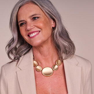 Les Cordes Halsketting Breda Goud Mat