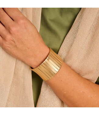 Les Cordes Armband DAB7 Goud Mat