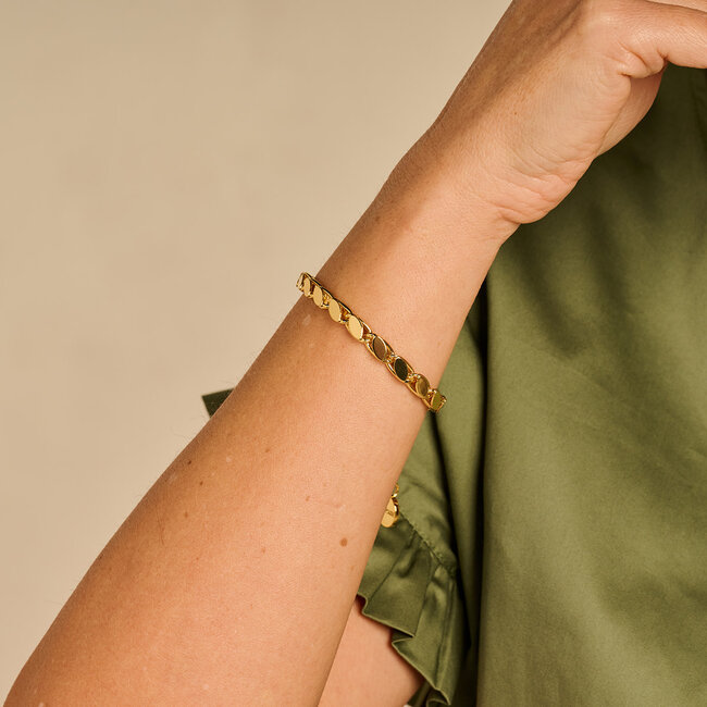 Les Cordes Armband Dakar Goud