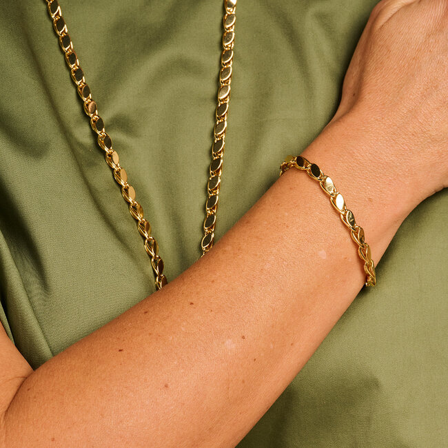 Les Cordes Armband Dakar Goud