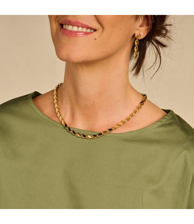 Les Cordes Halsketting Dakar Goud