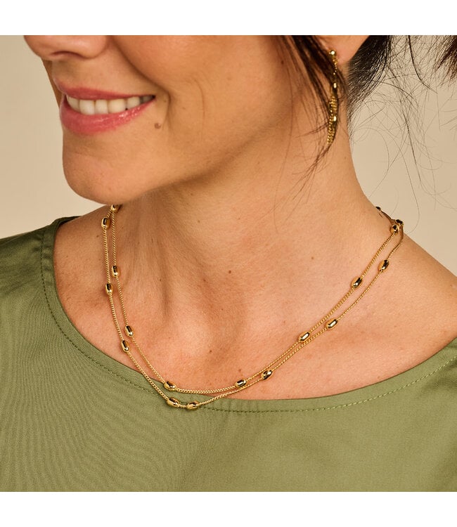 Les Cordes Halsketting Dallas Goud