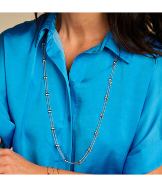 Les Cordes Halsketting Dallaslang Zilver