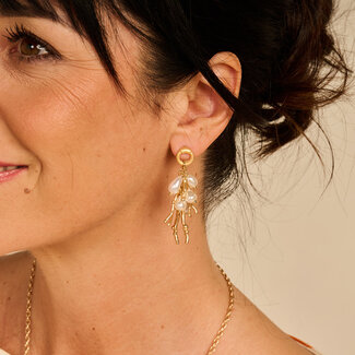 Les Cordes Oorring Dandori Goud Mat