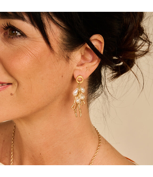 Les Cordes Oorring Dandori Goud Mat