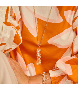 Les Cordes Halsketting Dandorilang Goud Mat