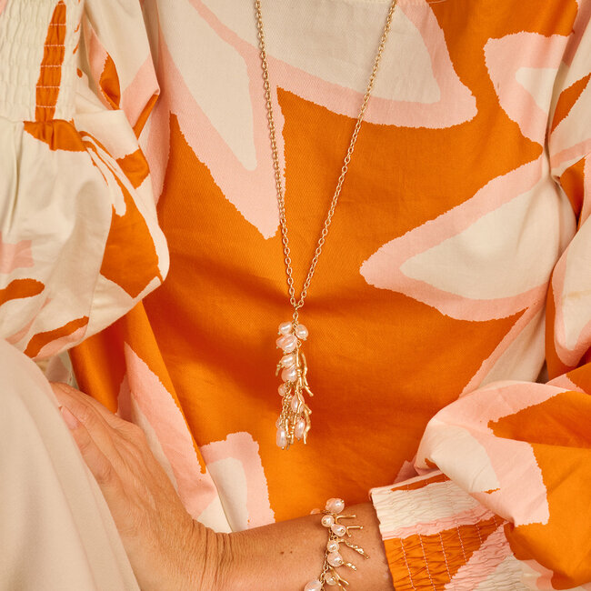 Les Cordes Halsketting Dandorilang Goud Mat