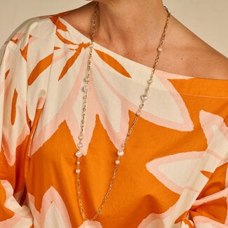 Les Cordes Halsketting Davarolang Goud