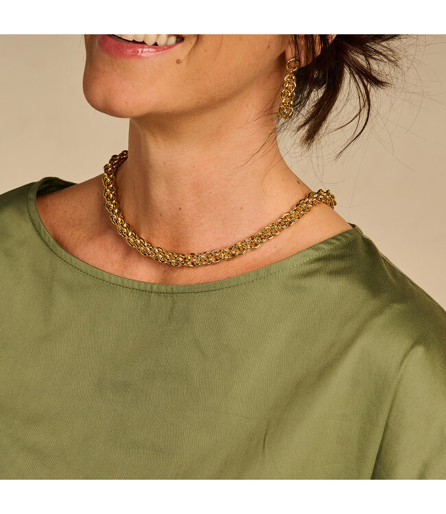 Les Cordes Halsketting Debbie Goud