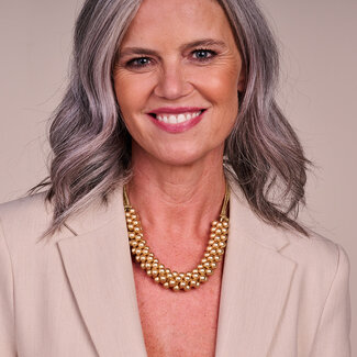 Les Cordes Halsketting Delf Goud Mat