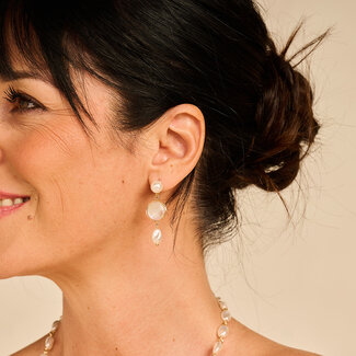 Les Cordes Oorring Derry Parelmoer