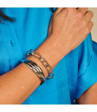 Les Cordes Armband Detroit Zilver