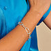 Les Cordes Armband Detroit Zilver Mat