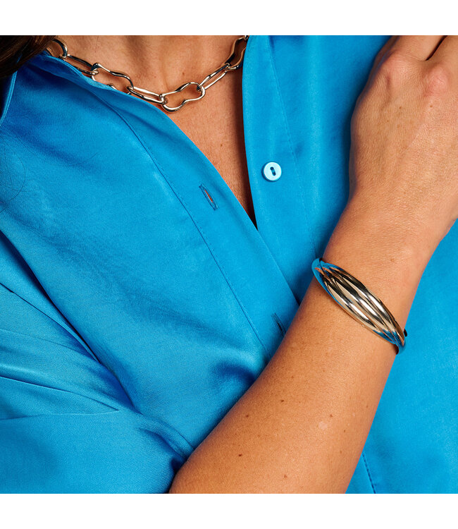 Les Cordes Halsketting Detroit Zilver