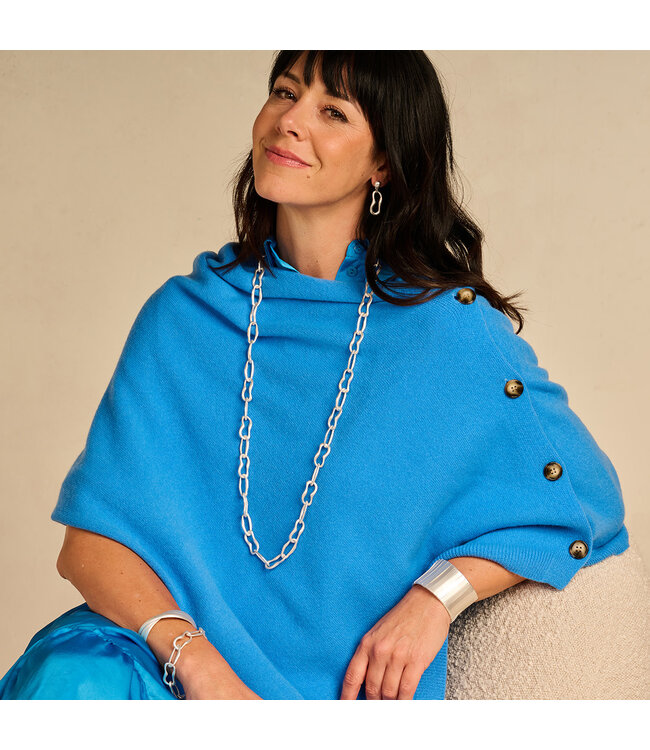 Les Cordes Halsketting detroitlang Zilver Mat