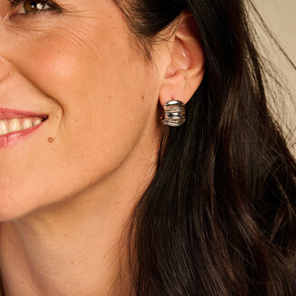 Les Cordes Oorring DOB117 Zilver