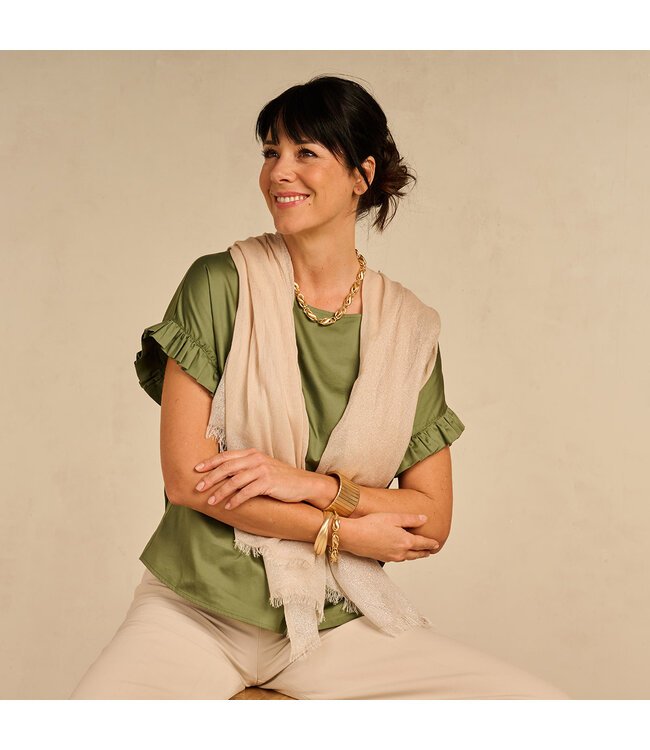 Les Cordes Armband Dublin Goud Mat