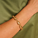 Les Cordes Armband Dublin Goud Mat