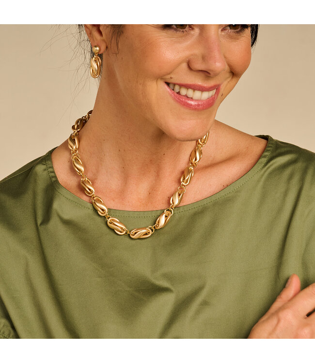 Les Cordes Oorring Dublin Goud Mat