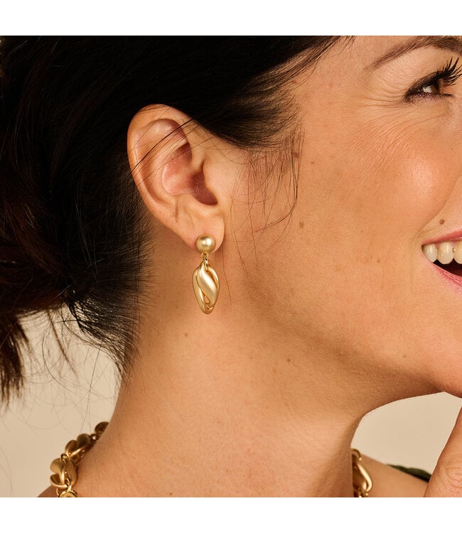 Les Cordes Oorring Dublin Goud Mat