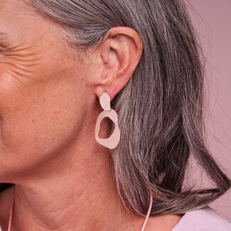 Les Cordes Oorring GOB1 Rosegoud